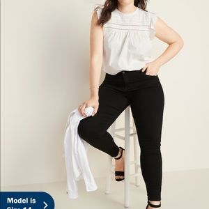 2 Pairs OldNavy Mid-Rise Rockstar SuperSkinnyJeans